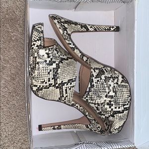 Stiletto Platform Mule Heel